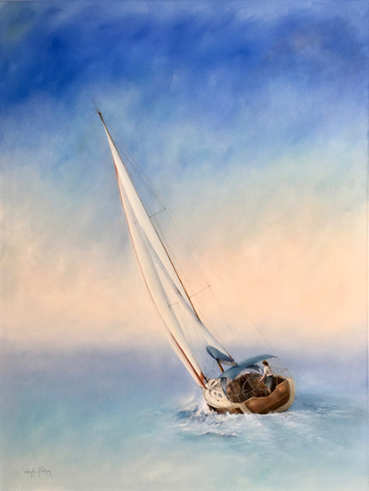 Caribbean Breeze painted by Wendy Palmer