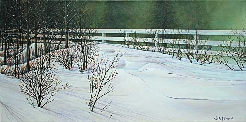Winter Drifts painted by Wendy Palmer